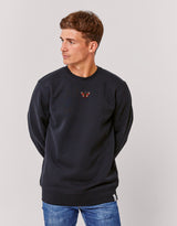 Peacock Butterfly Embroidered Unisex Sweatshirt