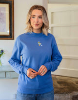Blue Tit Embroidered Unisex Sweatshirt