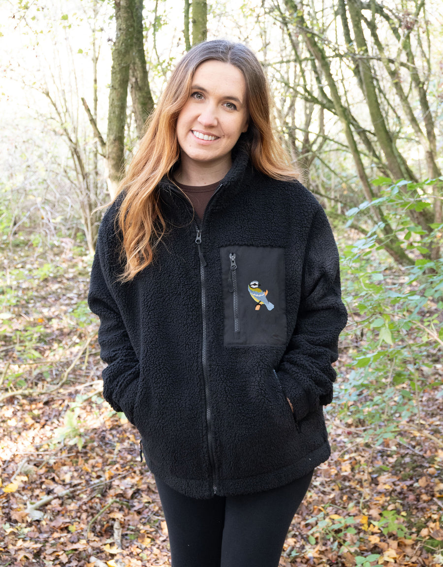 Blue Tit Full Zip Recycled Polyester Fleece