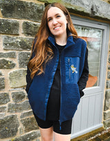 Blue Tit Recycled Polyester Fleece Gilet