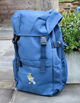 Blue Tit Embroidered Recycled Rucksack