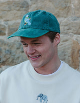Blue Tit Embroidered Vintage Cap