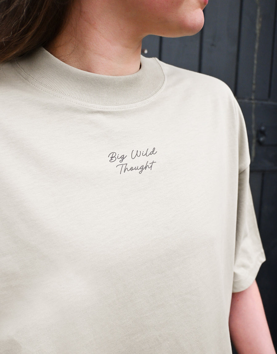 British Birds Printed Unisex Oversized Tee