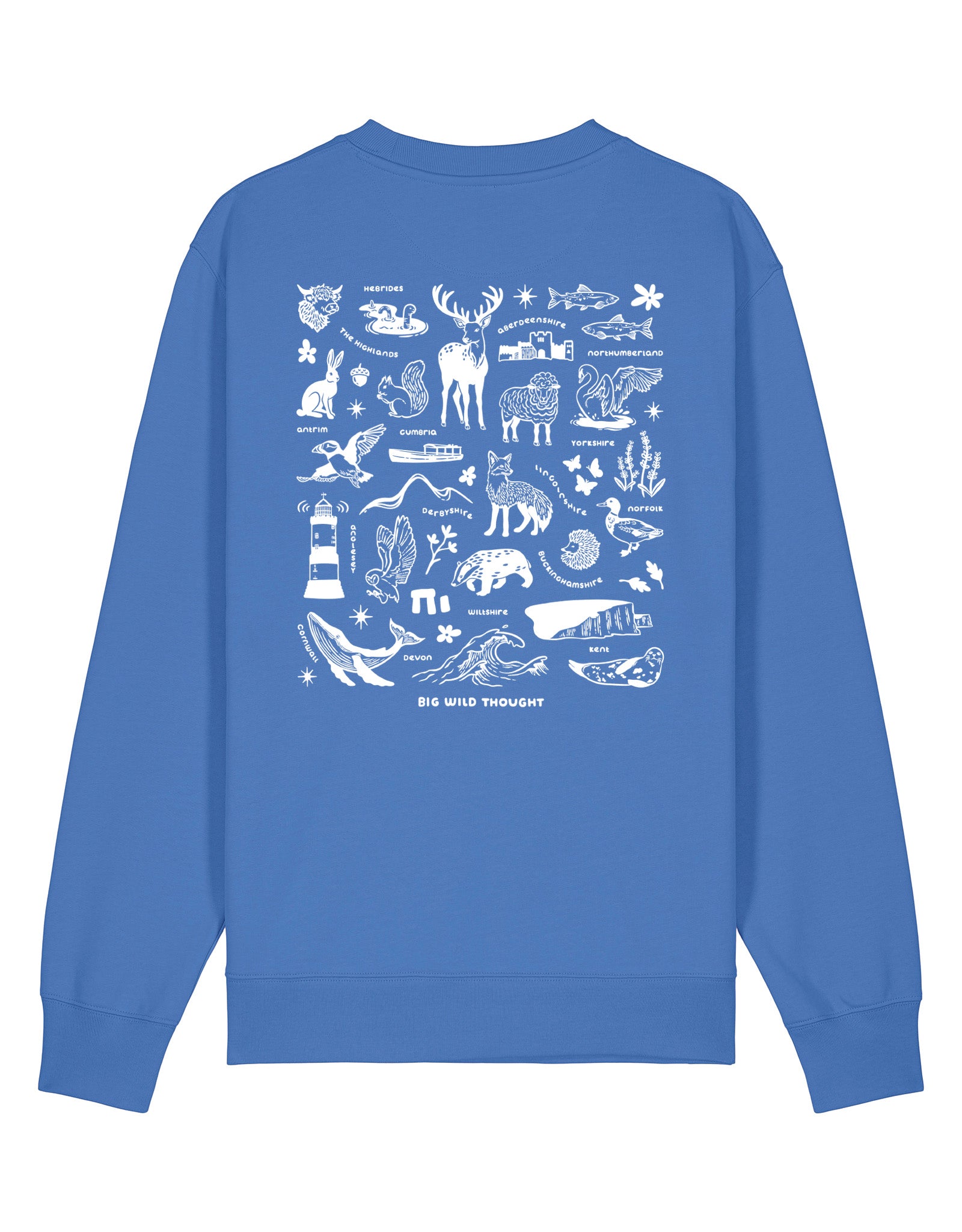 All Things British Printed Unisex Sweatshirt