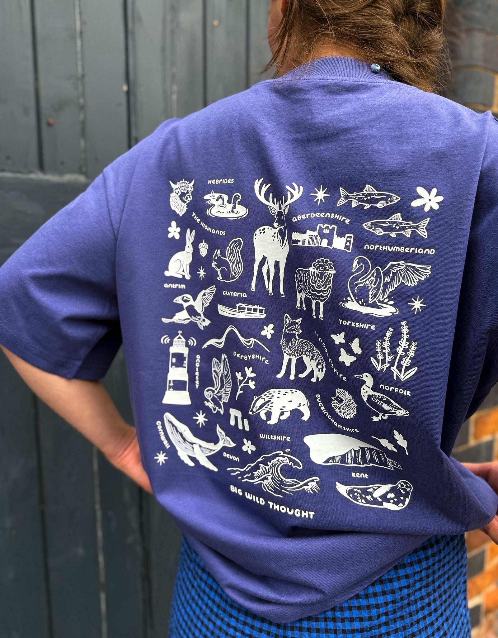 All Things British Printed Unisex Oversized Tee