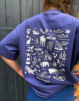 All Things British Printed Unisex Oversized Tee