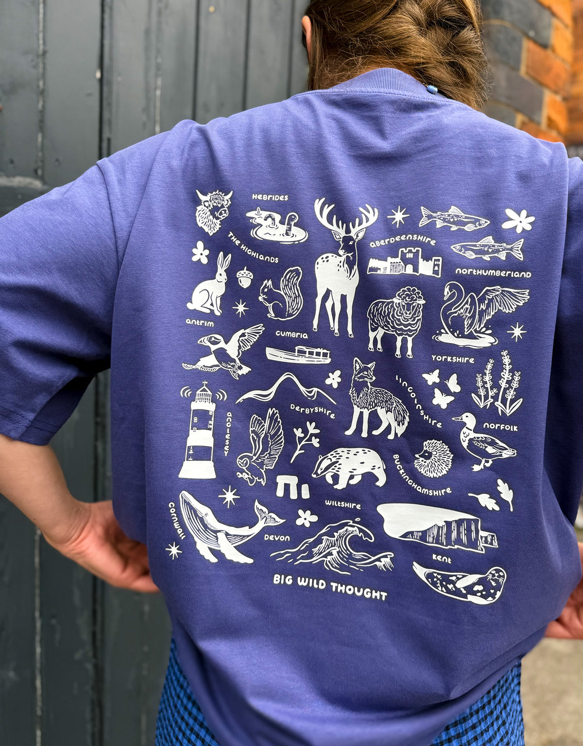 All Things British Printed Unisex Oversized Tee