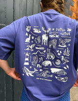 All Things British Printed Unisex Oversized Tee