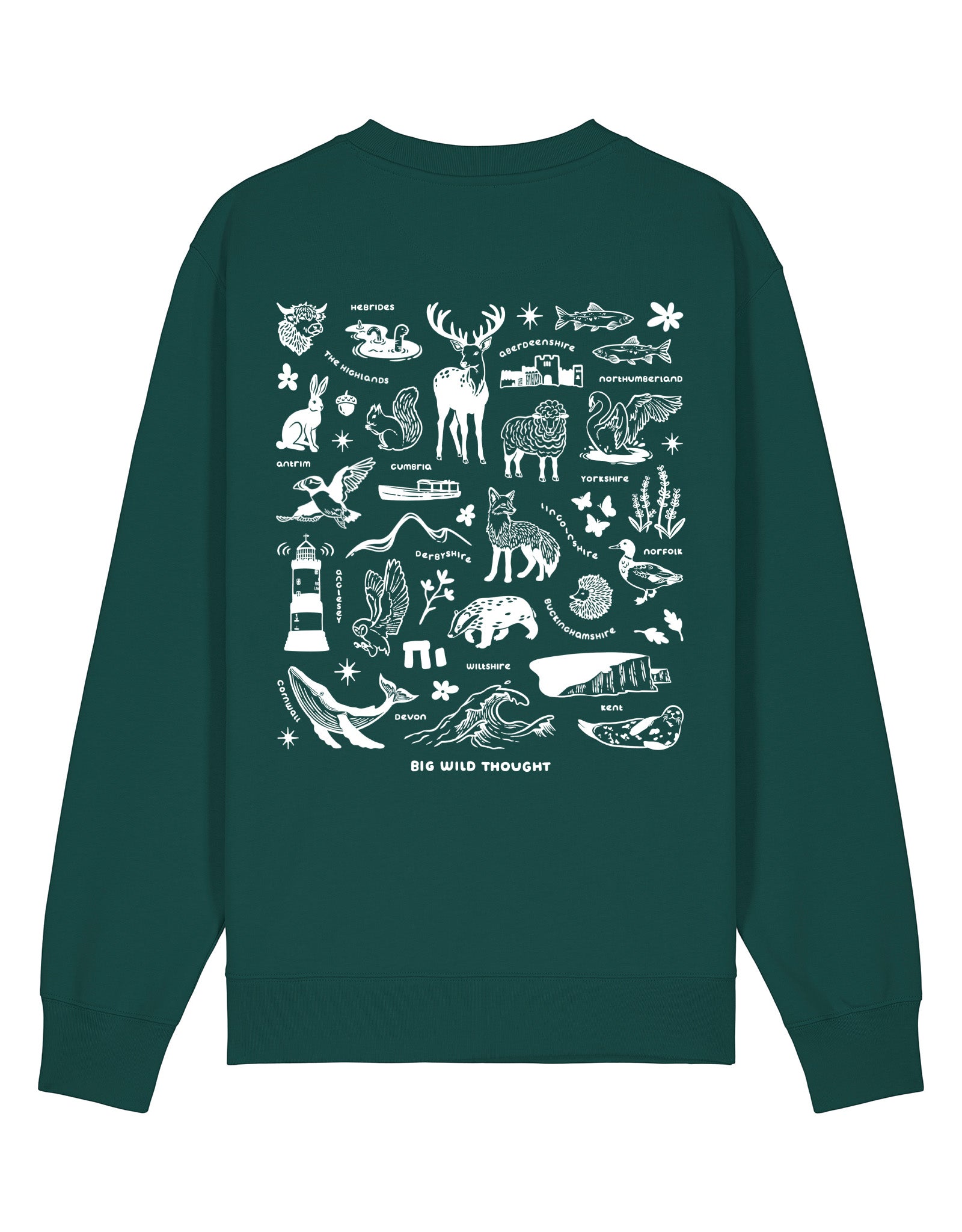 All Things British Printed Unisex Sweatshirt
