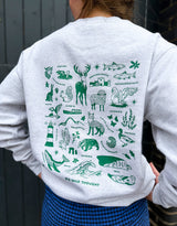 All Things British Printed Unisex Sweatshirt
