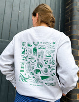 All Things British Printed Unisex Sweatshirt