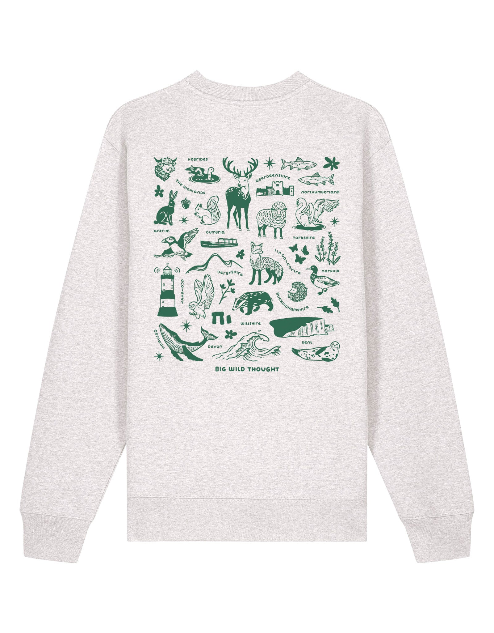 All Things British Printed Unisex Sweatshirt