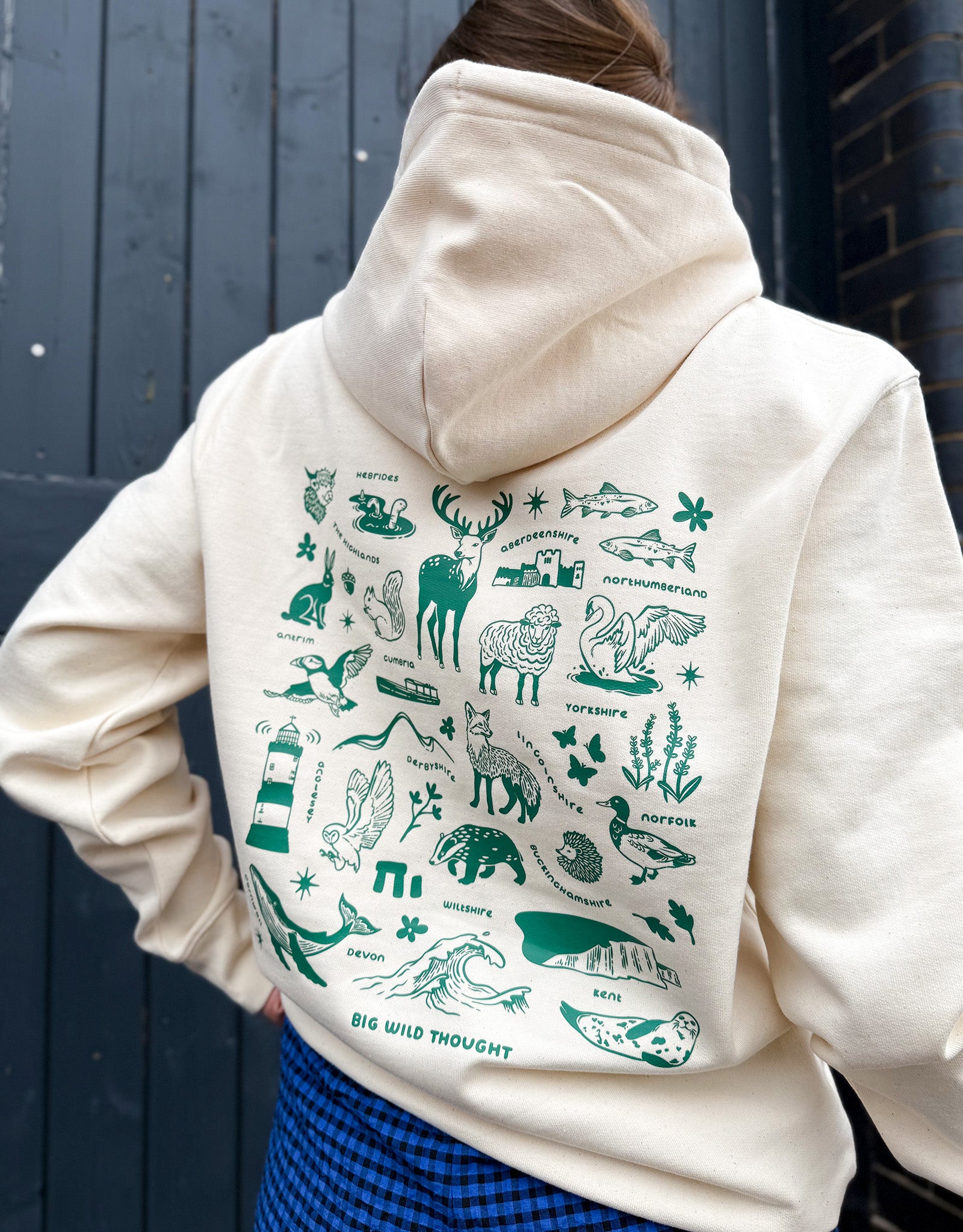 All Things British Printed Unisex Hoodie