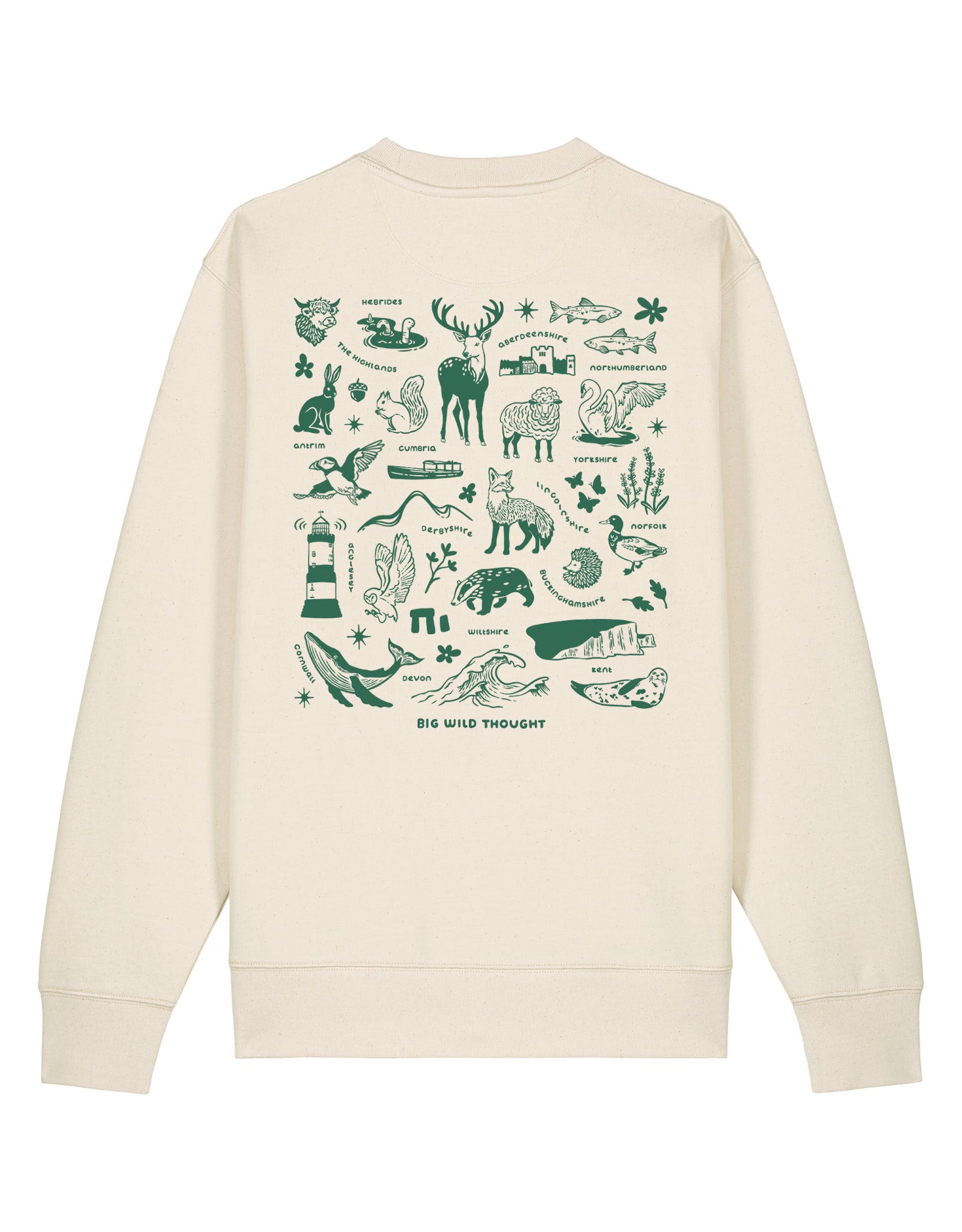All Things British Printed Unisex Sweatshirt
