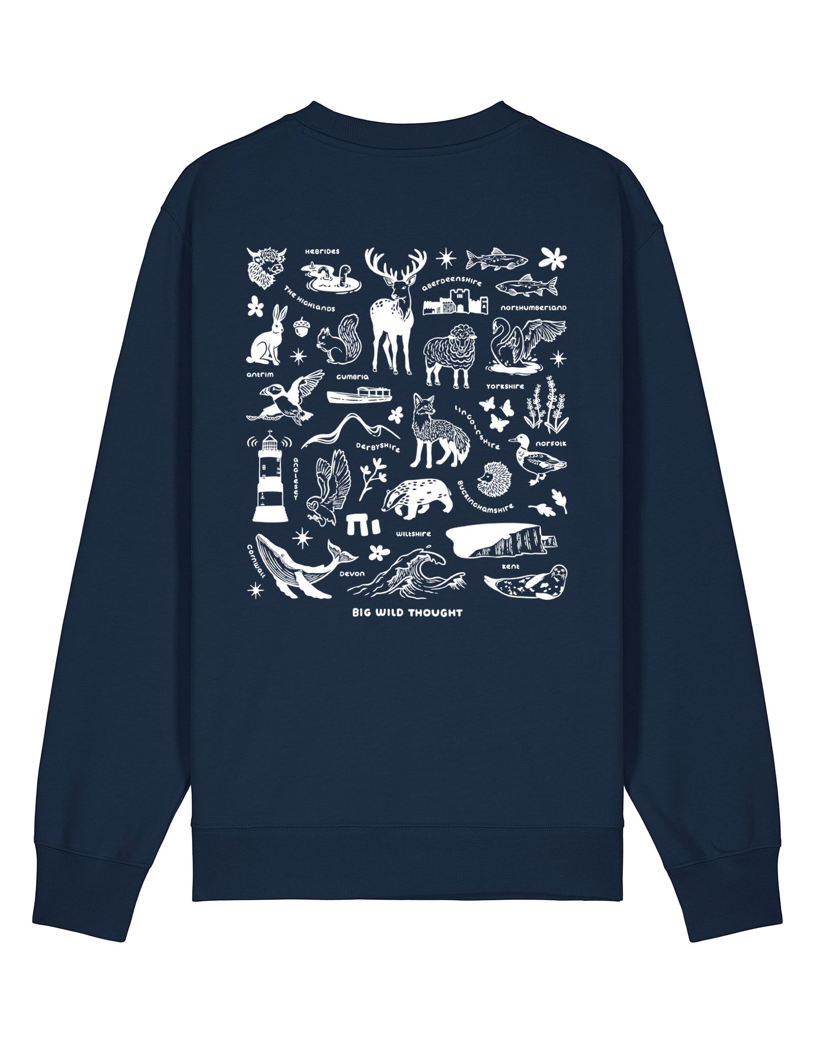 All Things British Printed Unisex Sweatshirt