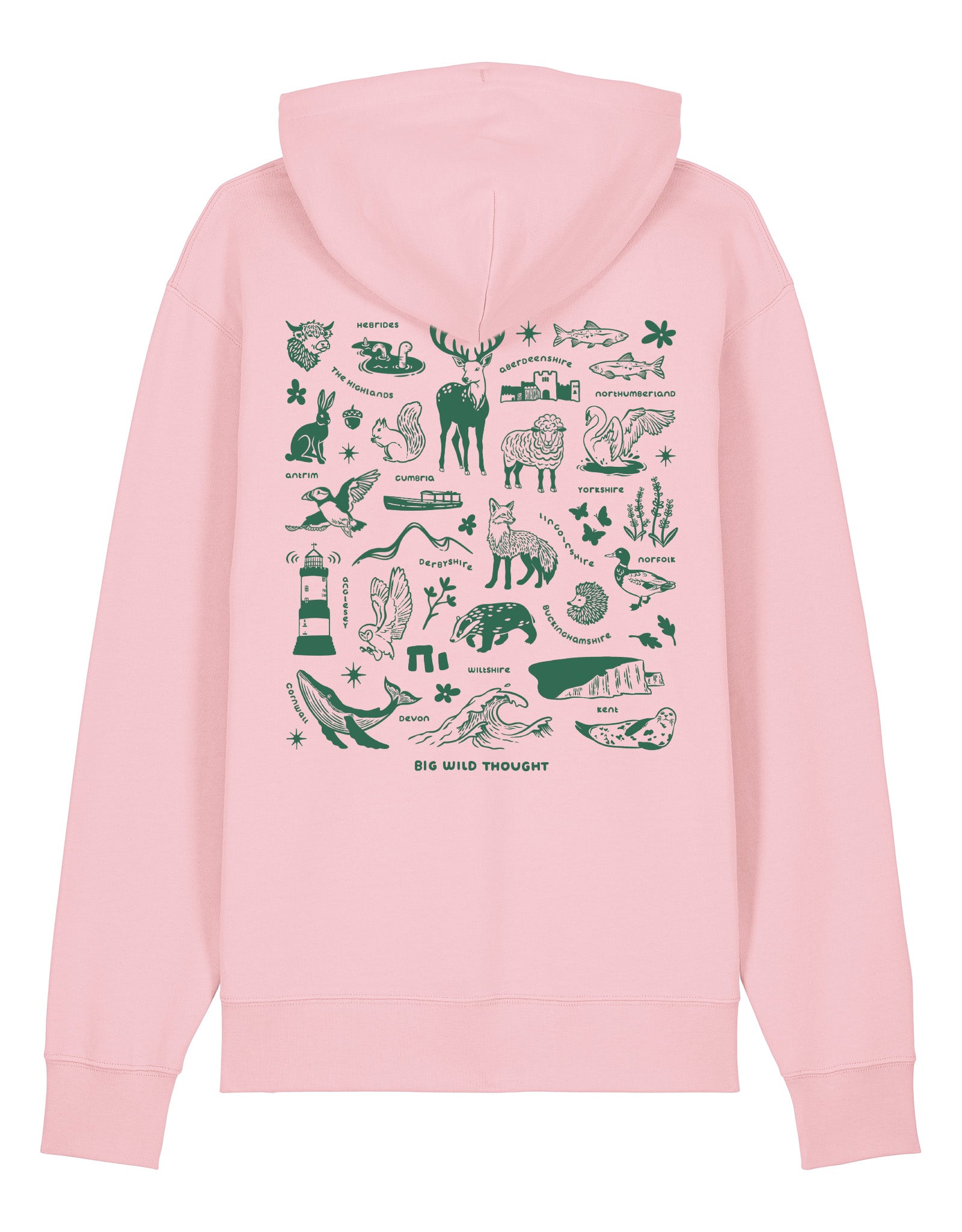 All Things British Printed Unisex Hoodie