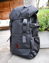Brown Bear Embroidered Recycled Rucksack