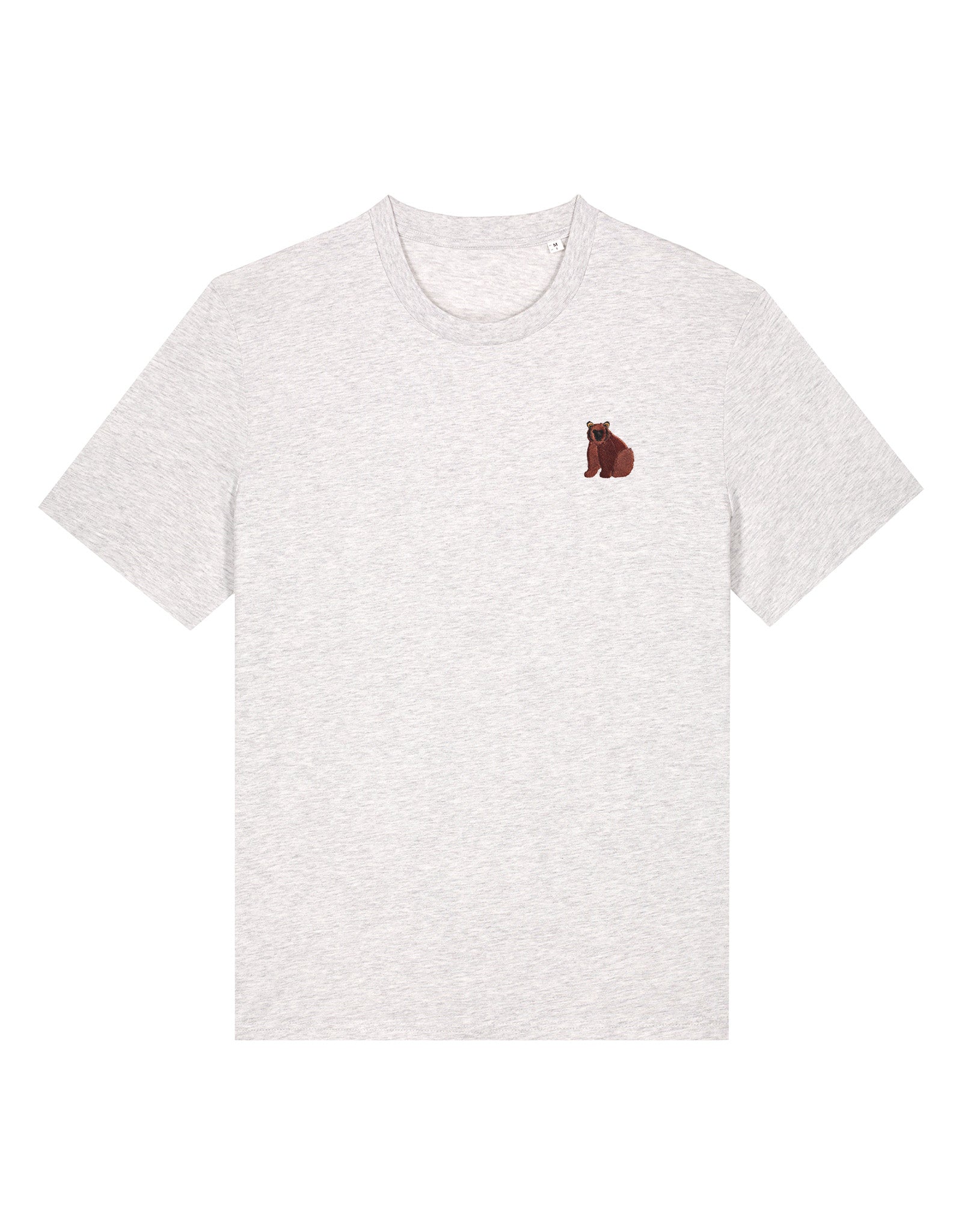 Brown Bear Embroidered Unisex T-Shirt