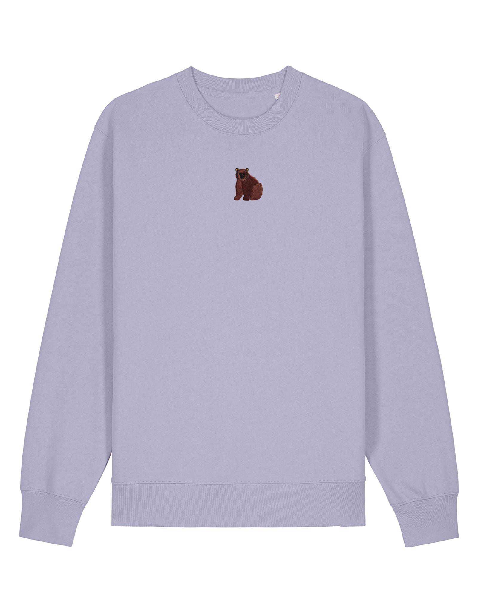 Brown Bear Embroidered Unisex Sweatshirt