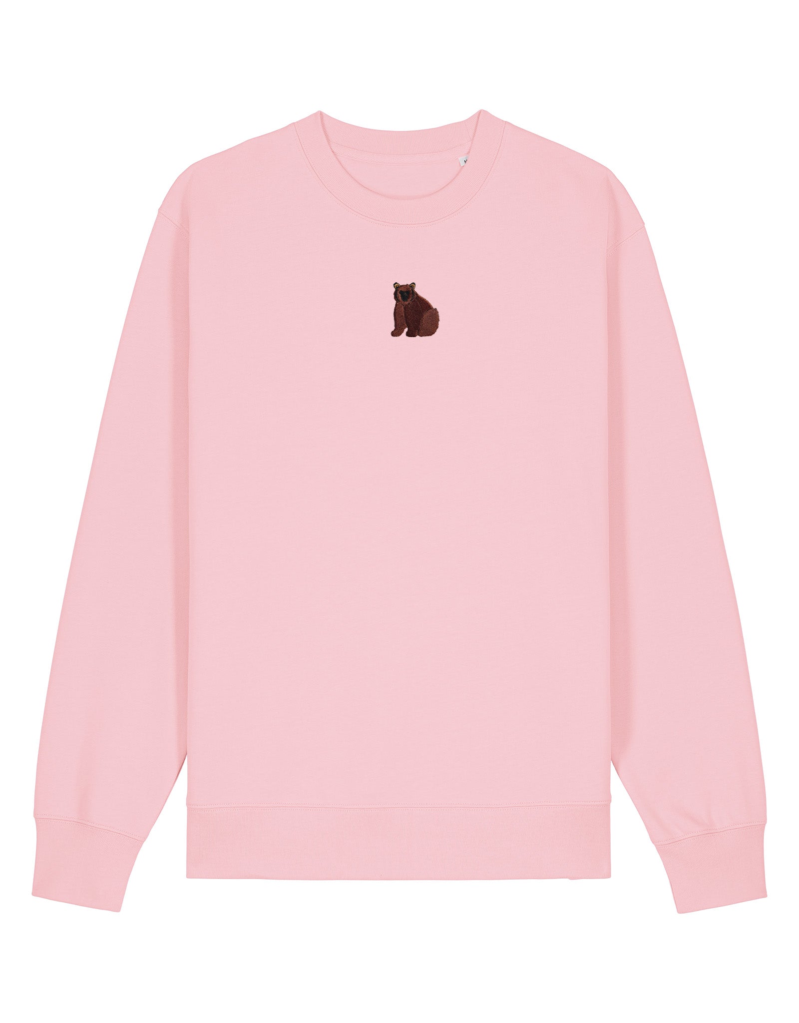 Brown Bear Embroidered Unisex Sweatshirt