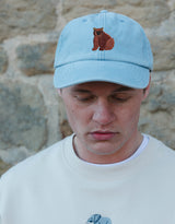 Brown Bear Embroidered Vintage Cap