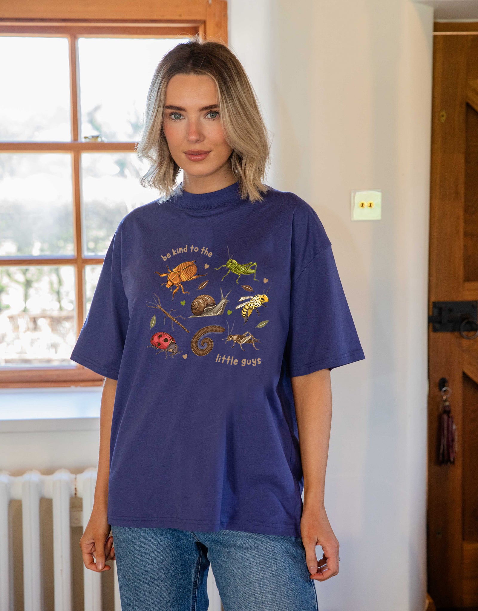 Bugs Printed Unisex Oversized Tee