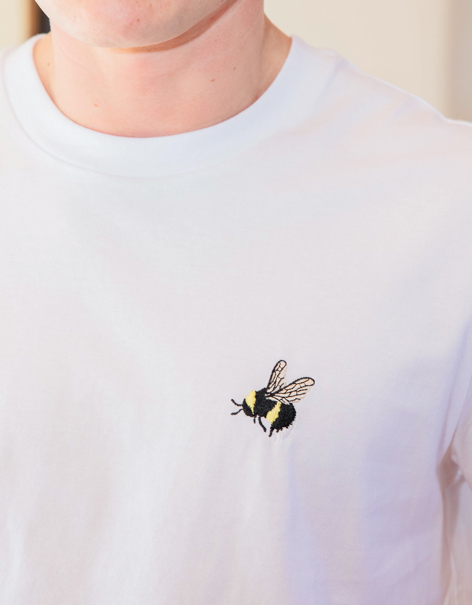 Bumblebee Embroidered Unisex Oversized Tee