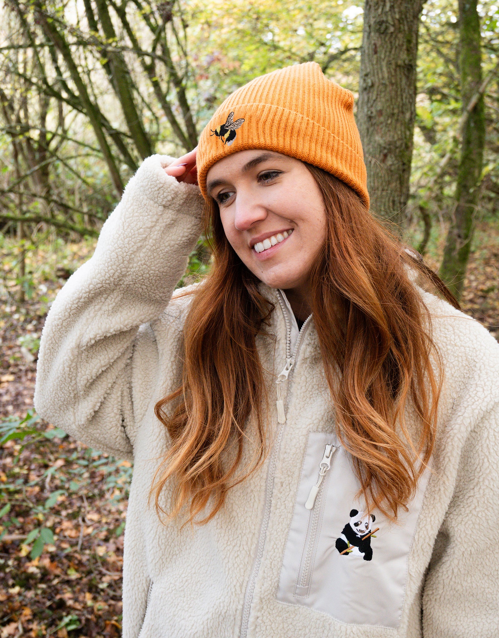 Bumblebee Embroidered Beanie