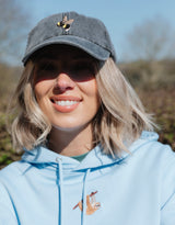 Bumblebee Embroidered Vintage Cap