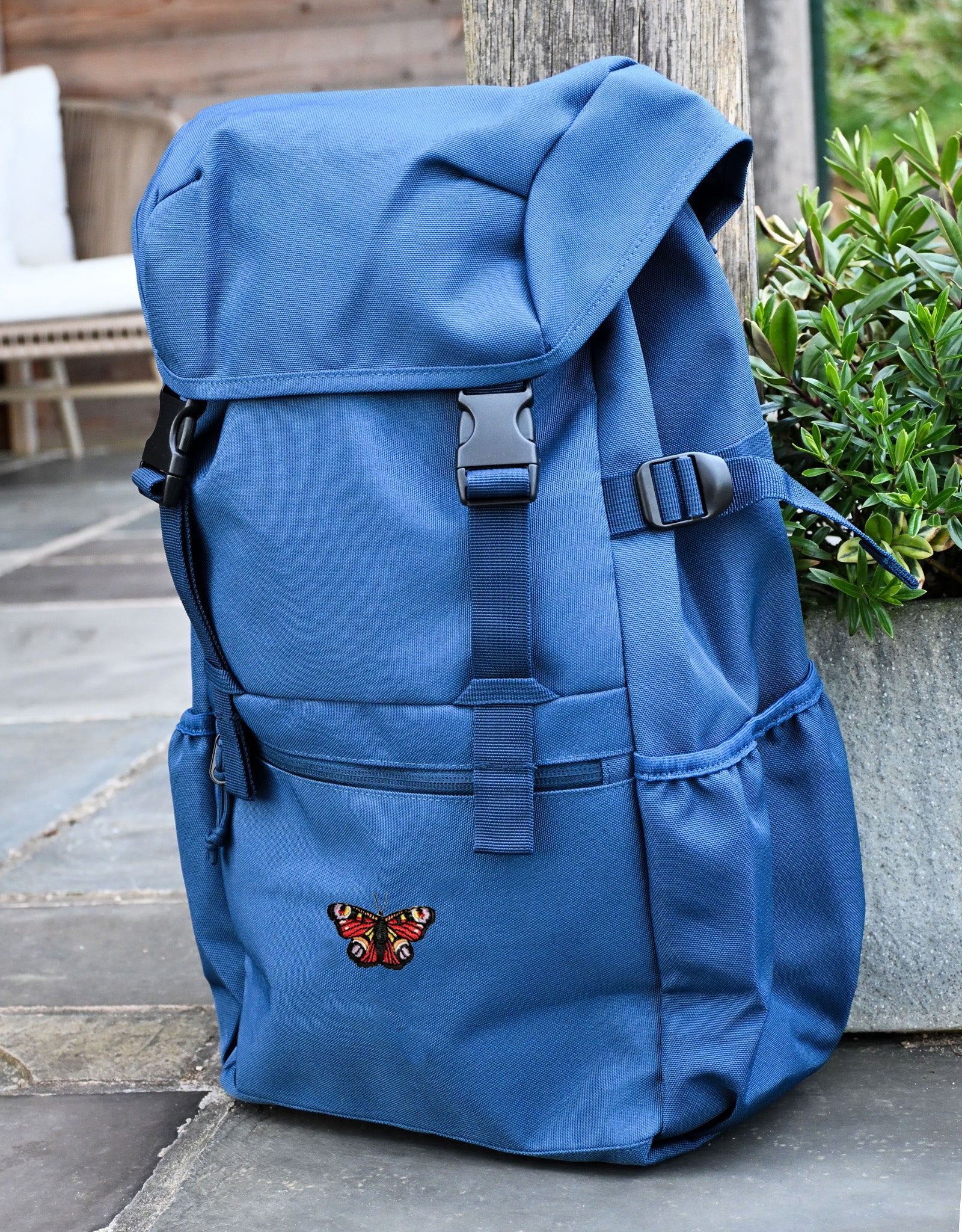 Butterfly Embroidered Recycled Rucksack