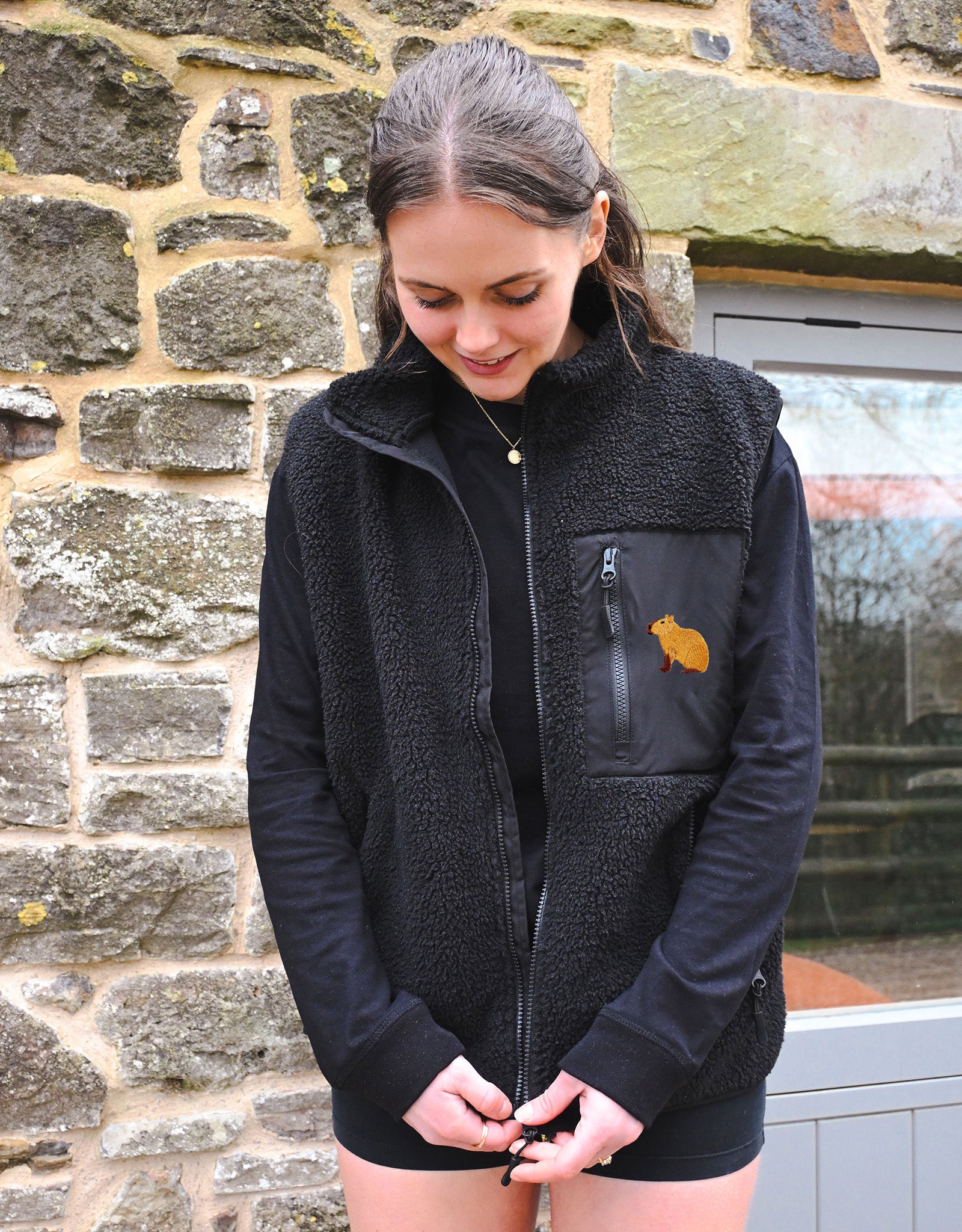 Capybara Recycled Polyester Fleece Gilet