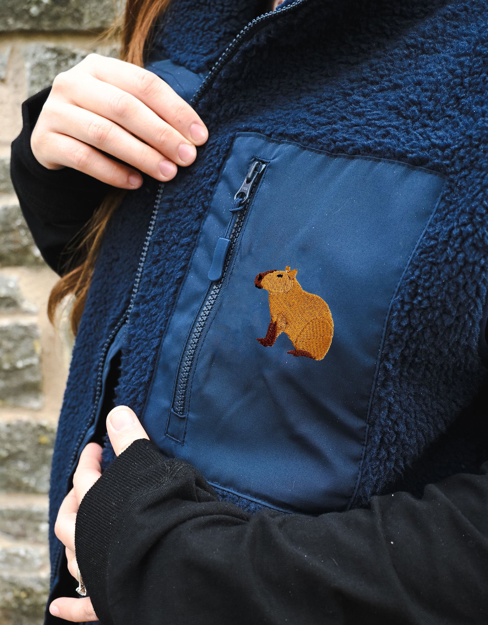 Capybara Recycled Polyester Fleece Gilet