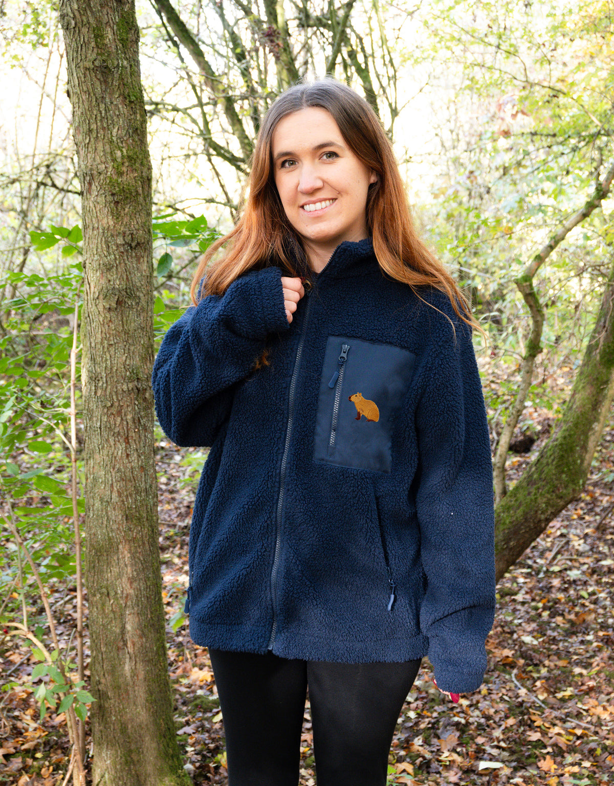 Capybara Full Zip Recycled Polyester Fleece