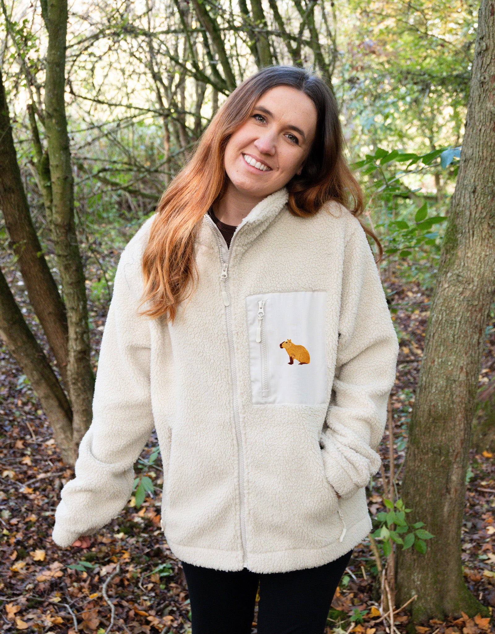 Capybara Full Zip Recycled Polyester Fleece