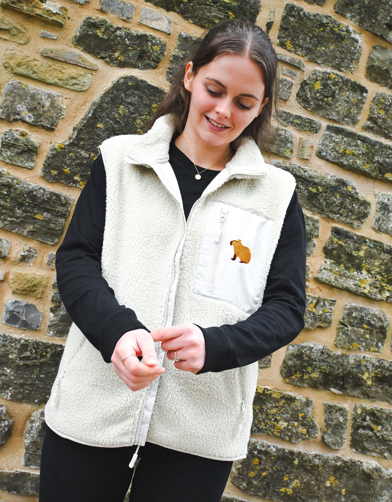 Capybara Recycled Polyester Fleece Gilet