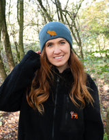 Capybara Embroidered Beanie
