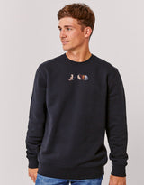 Cats Embroidered Unisex Sweatshirt