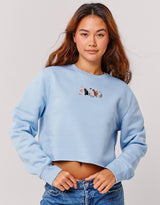Cats Embroidered Unisex Sweatshirt