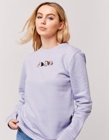 Cats Embroidered Unisex Sweatshirt