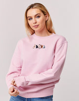 Cats Embroidered Unisex Sweatshirt