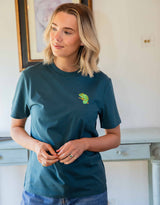 Chameleon Embroidered Unisex T-Shirt