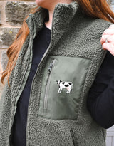 Cow Recycled Polyester Fleece Gilet