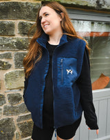 Cow Recycled Polyester Fleece Gilet