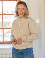 Cow Embroidered Unisex Sweatshirt