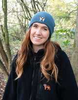 Cow Embroidered Beanie