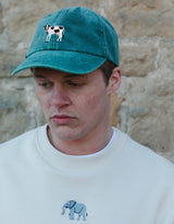 Cow Embroidered Vintage Cap