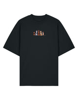 Dogs Embroidered Unisex Oversized Tee