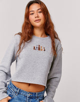 Dogs Embroidered Unisex Sweatshirt