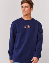 Dogs Embroidered Unisex Sweatshirt