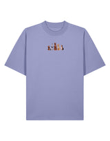 Dogs Embroidered Unisex Oversized Tee